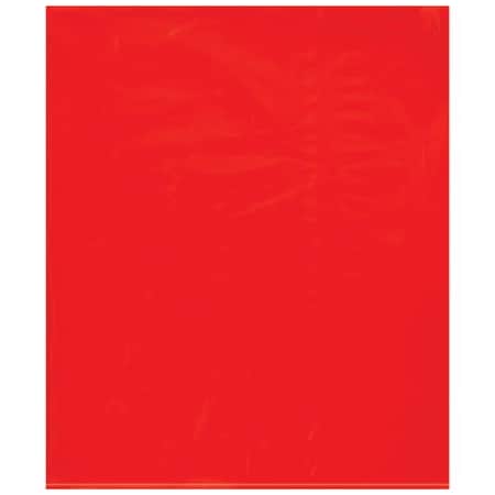 Bsc Preferred 15 x 18'' - 2 Mil Red Flat Poly Bags, 1000PK BUY04001304
